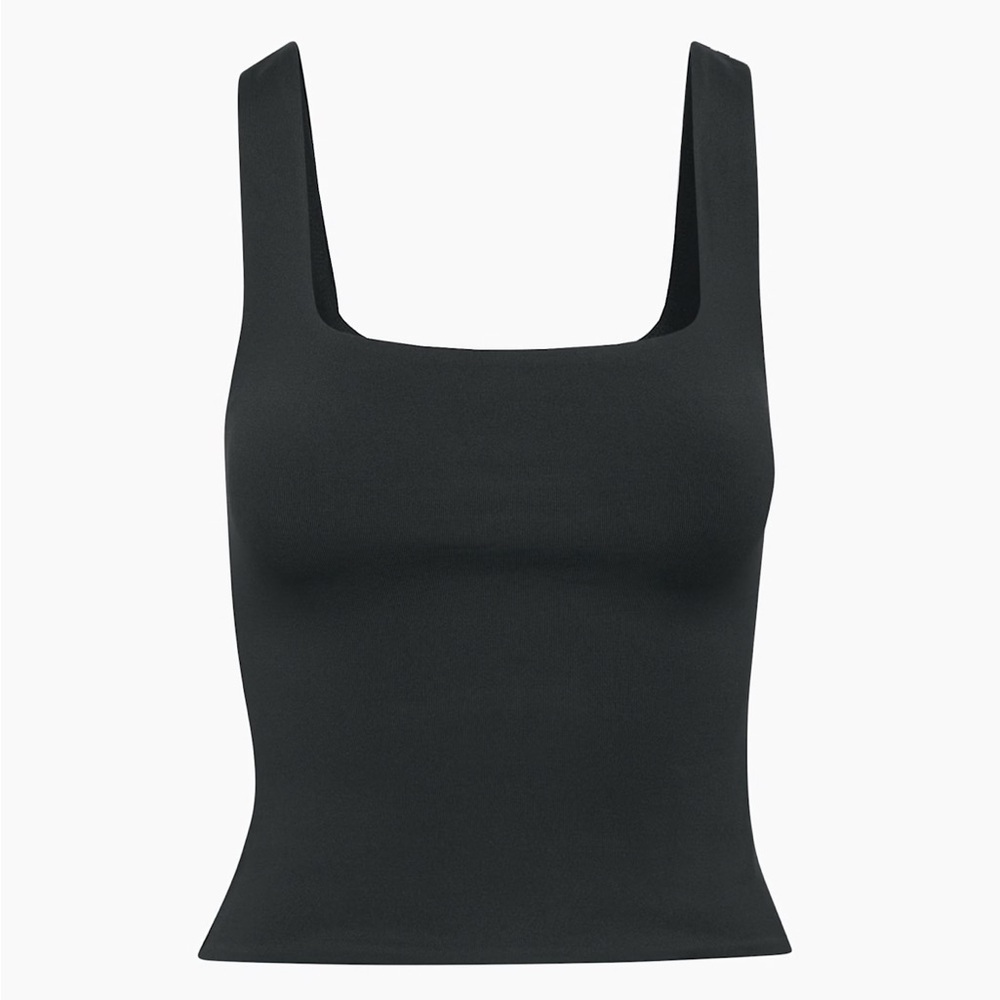 Babaton Contour Ribbed Square Neck Tank Top